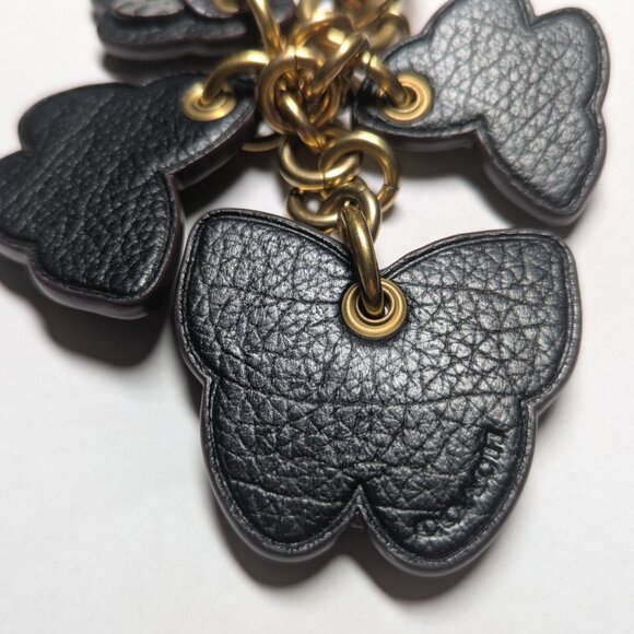 COACH NWOT 🦋 GIFT BOX 🦋 Butterfly Cluster Bag Charm RETAIL MODEL - Picture 5 of 6